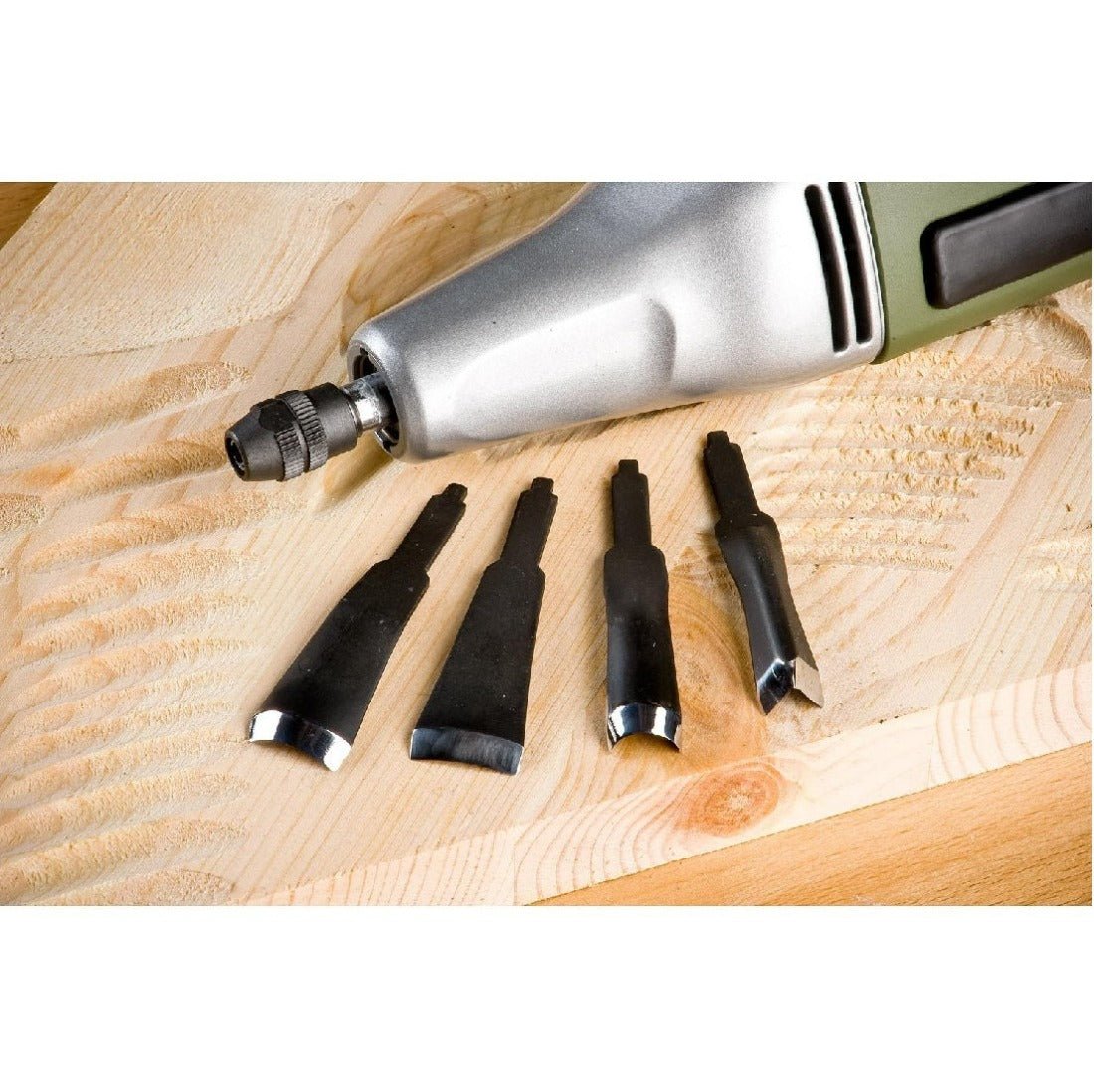 Flexcut 4 Piece Power Carving Roughing Gouge Set RG404 - The ToolBox Scotland