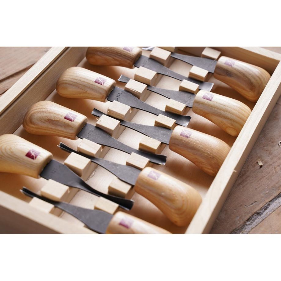 Flexcut 9 Piece Deluxe Palm Set FR405 - The ToolBox Scotland