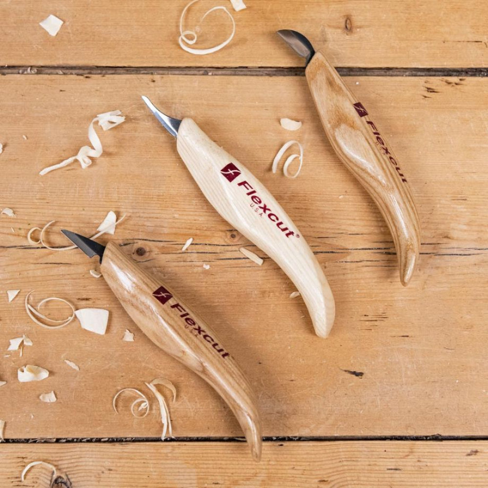 Flexcut KN400 Detail Knife Set - The ToolBox Scotland