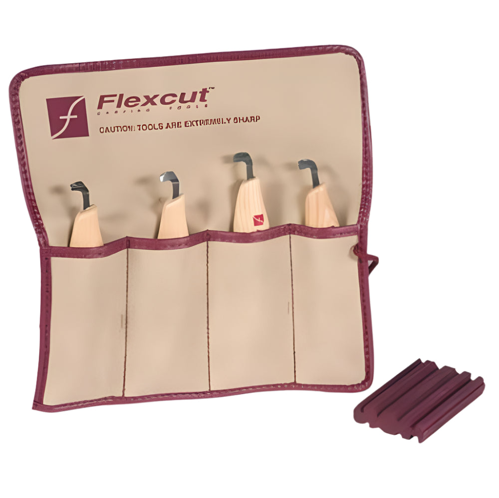 Flexcut Left Hand Carving Scorp Sets KNL150 - The ToolBox Scotland