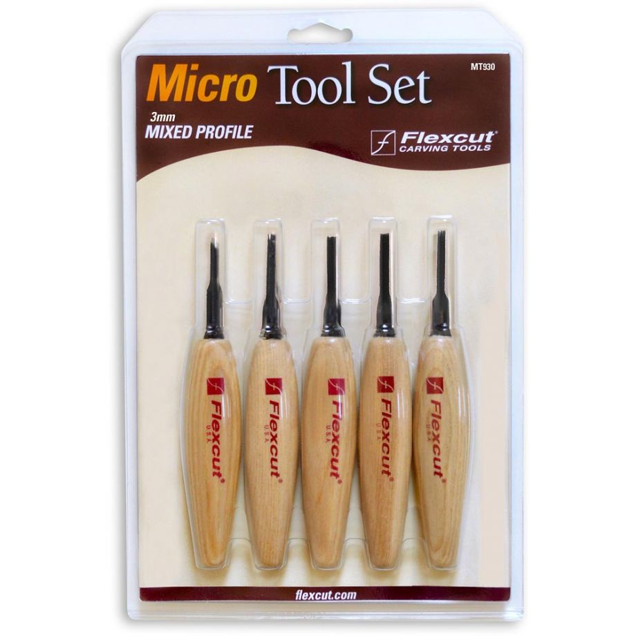 Flexcut MT930 Micro 5pc Tool Set - The ToolBox Scotland