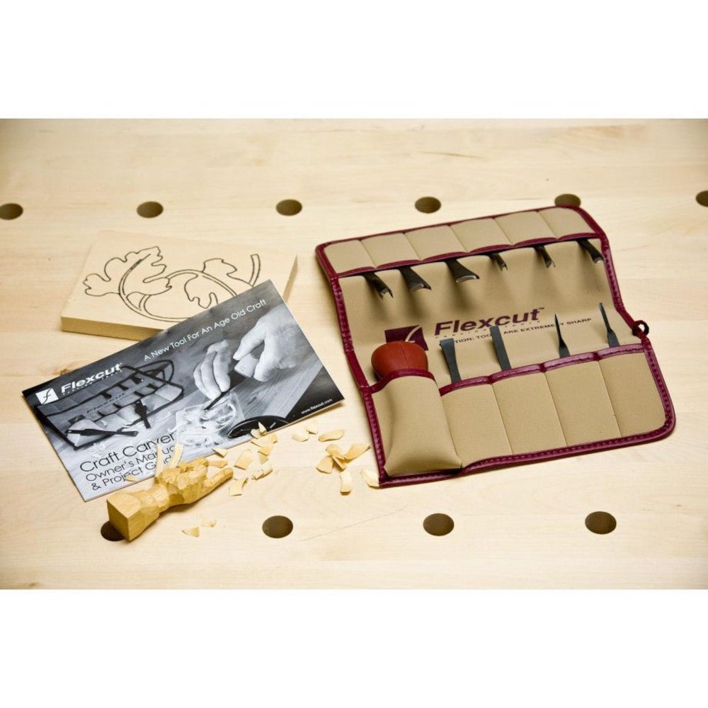 Flexcut SK107 11pc Craft Carving Set - The ToolBox Scotland