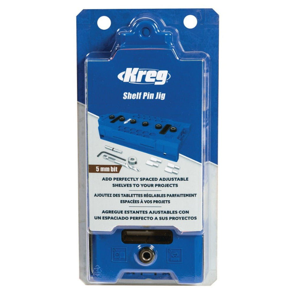 Kreg 5mm Shelf Pin Jig KMA3232 - INT - The ToolBox Scotland