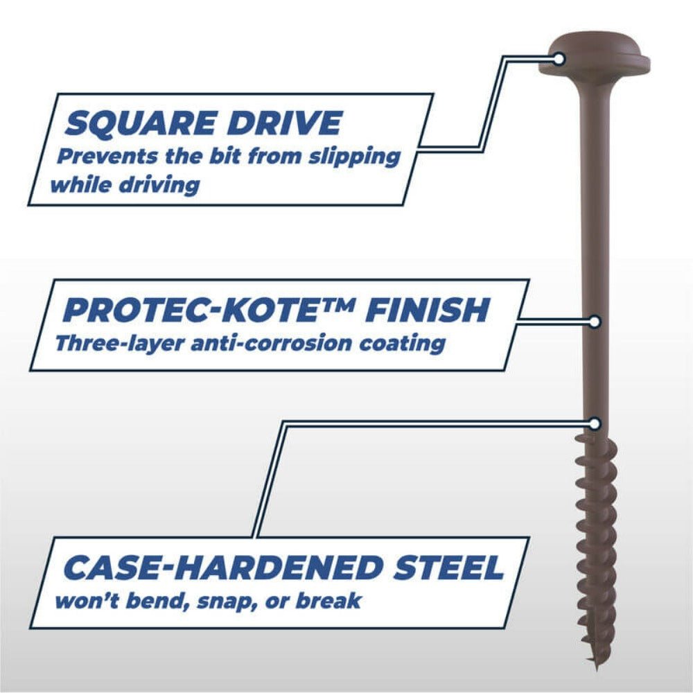Kreg HD WR Pocket Screws - 64mm Washer - Head, 125pk - The ToolBox Scotland