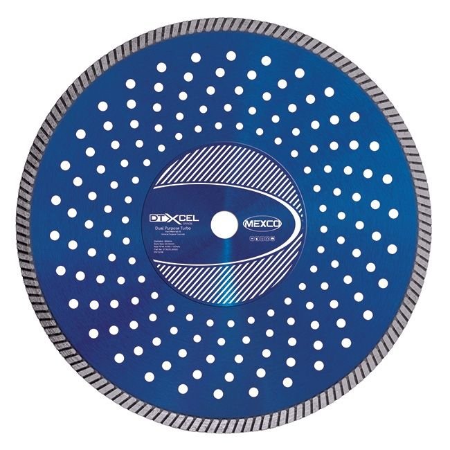 Mexco DTXCEL Dual Purpose Turbo Diamond Blade - The ToolBox Scotland