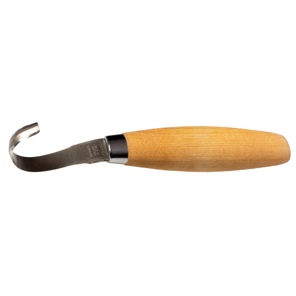 Mora 162P Double Edge Hook Knife 15mm (with Blade Protector) - The ToolBox Scotland