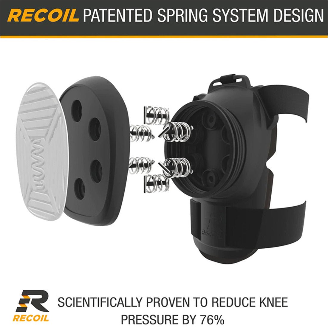 Recoil Knee Pads includes Carry Bag - The ToolBox Scotland