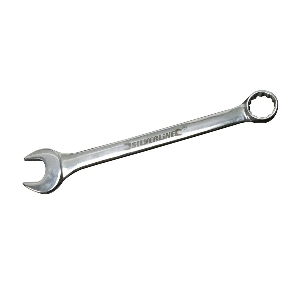 Silverline AF/Metric Combination Spanner Set 22pc 6 - 22mm & 1/4 - 7/8in - The ToolBox Scotland