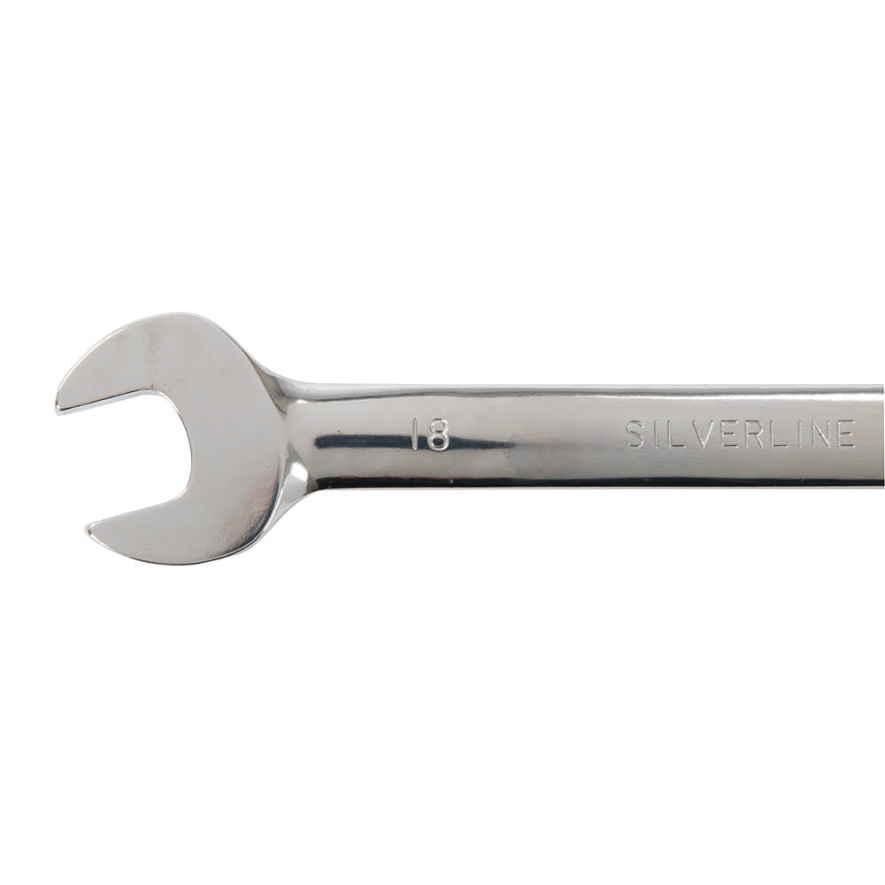 Silverline Flexible Head Ratchet Spanner Set 12pce - The ToolBox Scotland