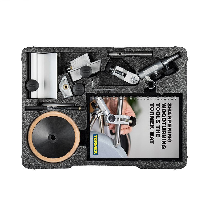 Tormek T - 4 Sharpening System With HTK - 906 Hand Tool & TNT - 808 Woodturner's Kits - The ToolBox Scotland