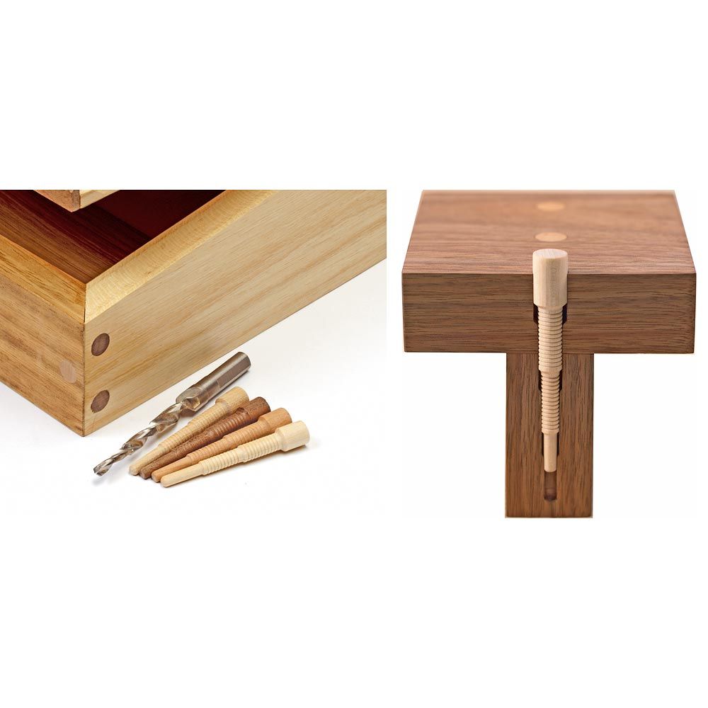 Miller Mini Dowel Joinery Kit Supplied with 100pk Birch Wood