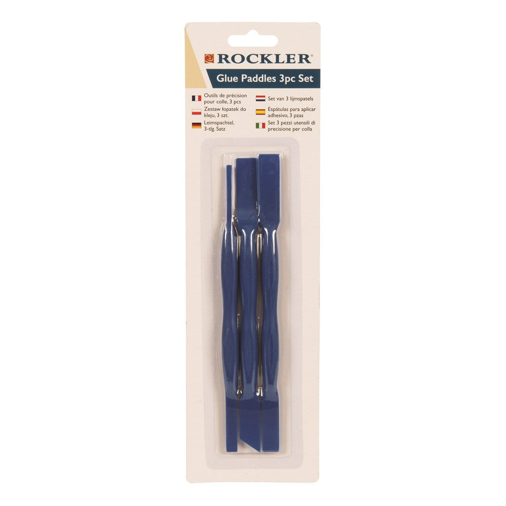 Rockler Glue Paddle Set 3pce