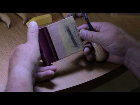 Demonstration video on how to keep your flexcut knives and gouges sharp.