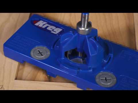 demonstration video for the Kreg Concealed Hinge Jig KHI-HINGE-INT