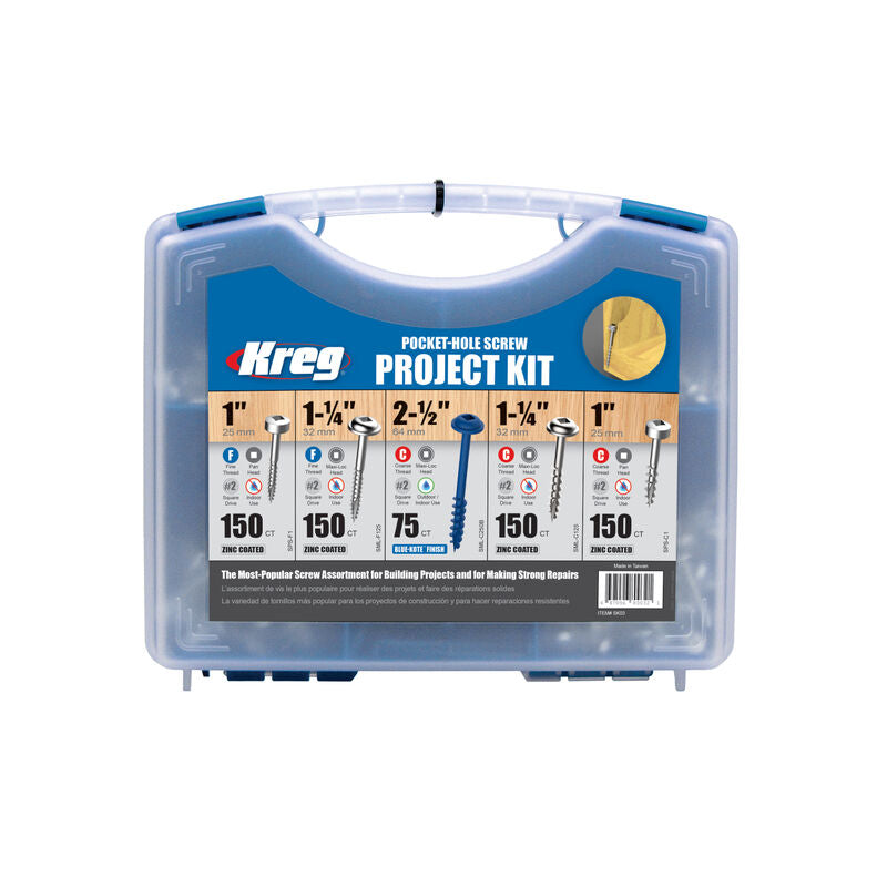 Kreg Pocket-Hole Screw Kit 675pc SK03