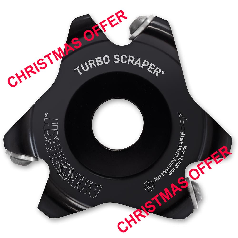 Arbortech Turbo Scraper 100MM Carving Disc - The ToolBox Scotland