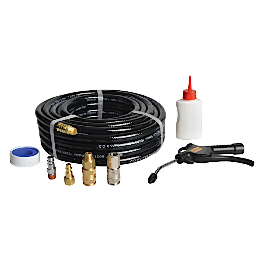 Bostitch 15m Hose with Connectors & Oil CPACK15 - The ToolBox Scotland