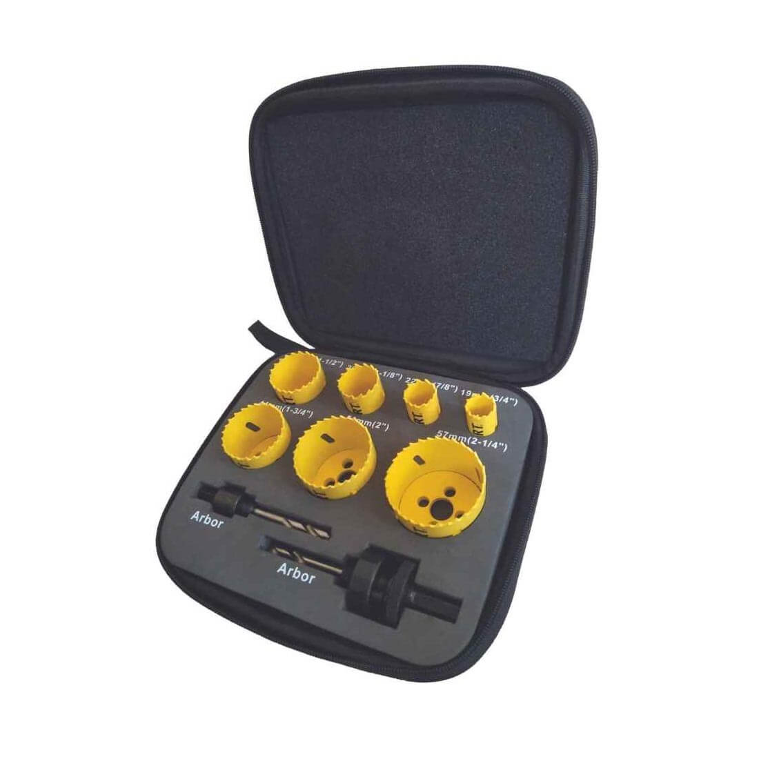 DART 9 Piece Premium Hole saw Kit in Soft Case - The ToolBox Scotland