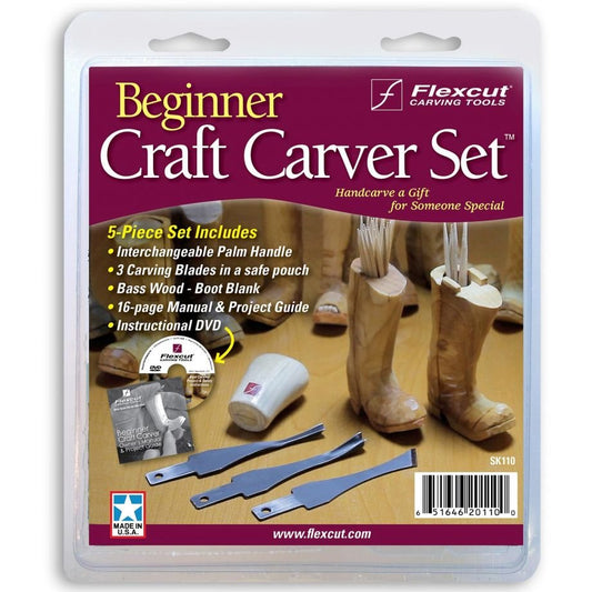 Flexcut 3 - Blade Craft Carver Set SK110 - The ToolBox Scotland