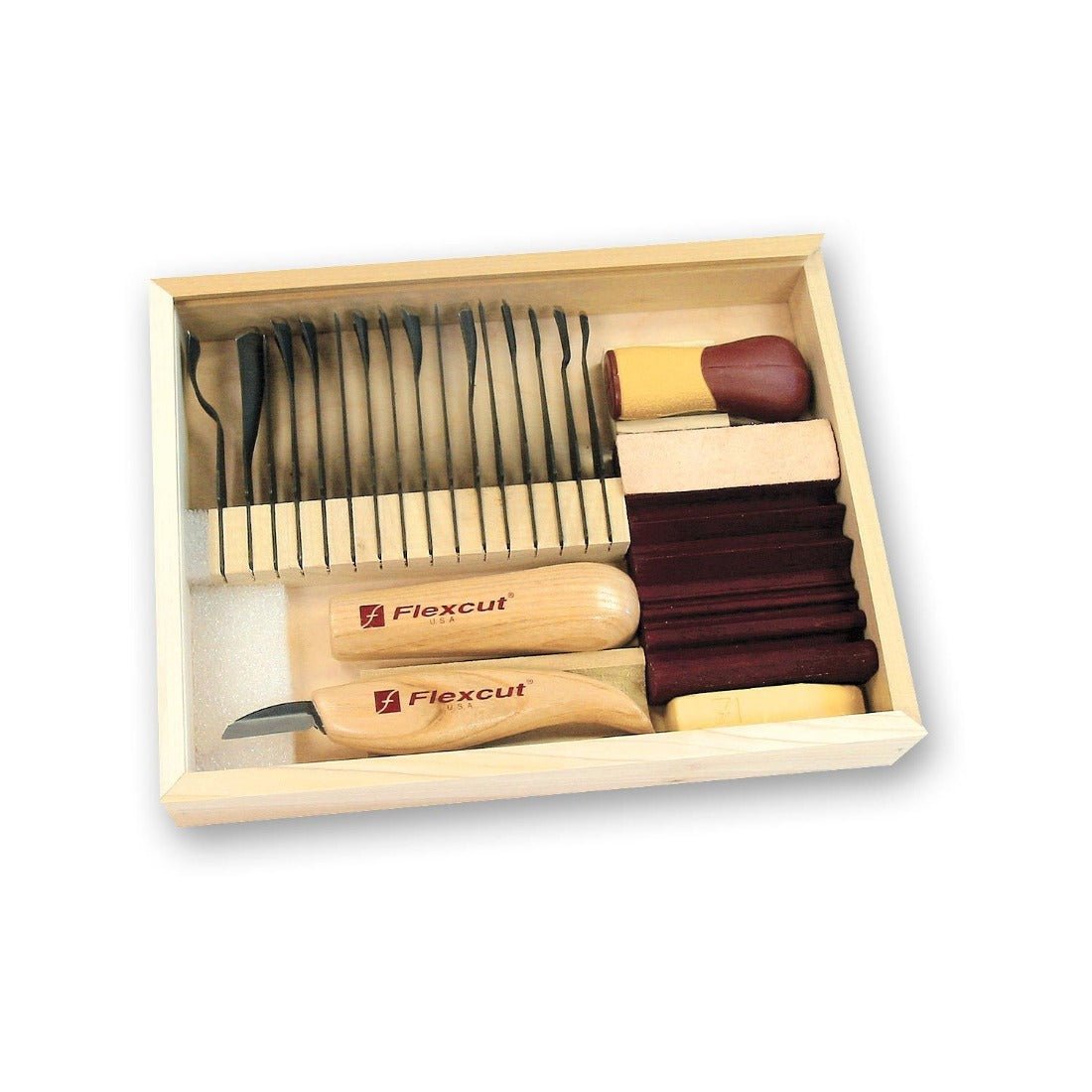 Flexcut SK108 21 Piece Starter Carving Set - The ToolBox Scotland