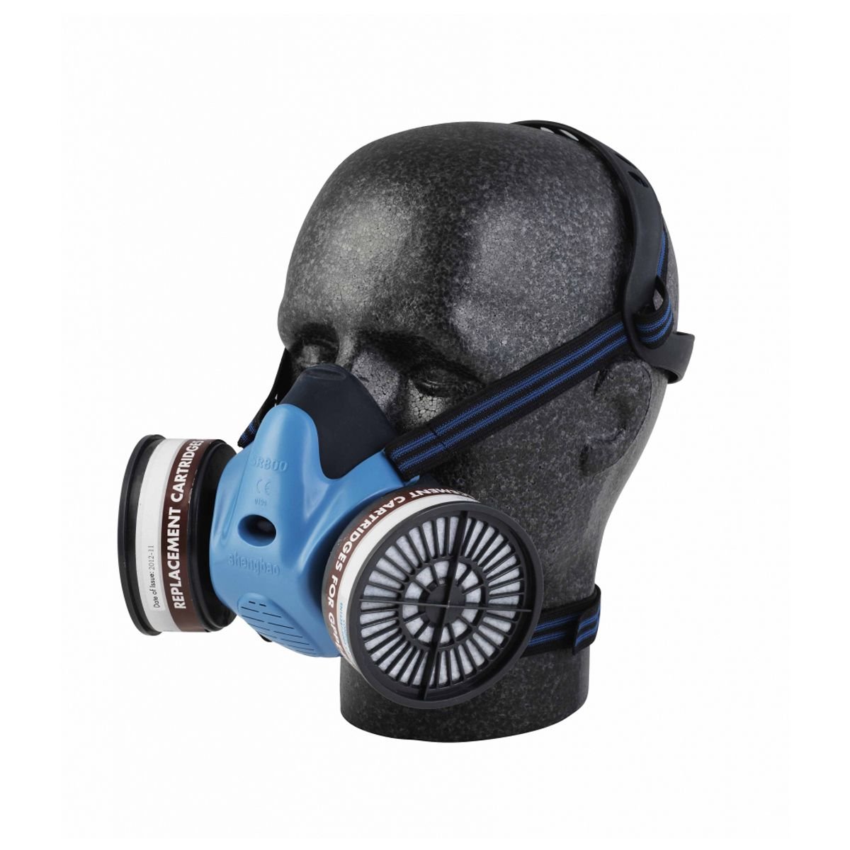 Glenwear Twin Filter Respirator Dust Mask with 2 Cartridges - The ToolBox Scotland