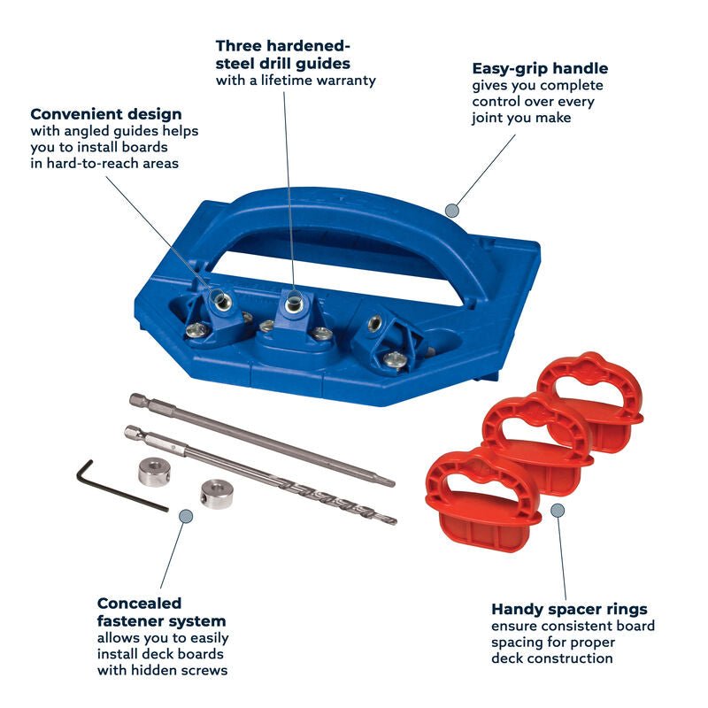 Kreg Deck Jig System KJDECKSYS - The ToolBox Scotland