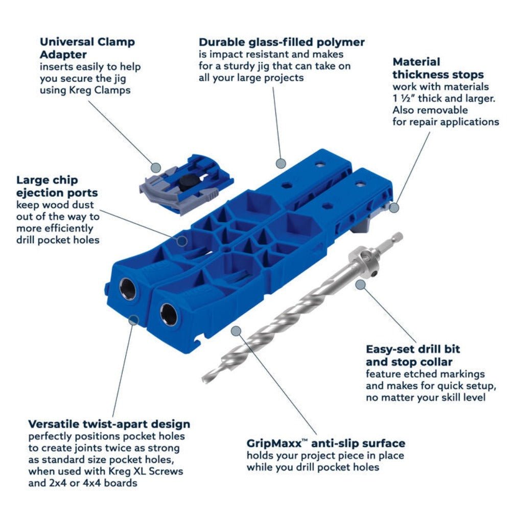 Kreg Pocket - Hole Jig XL - The ToolBox Scotland