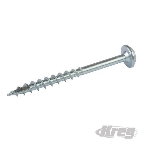 Kreg Pocket Screws - 51mm / 2in, #8 Coarse, Washer - Head, 250pk - The ToolBox Scotland