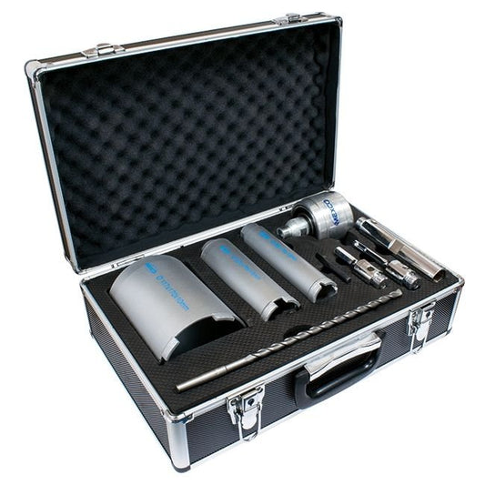 Mexco DCX90 9pc Dry Diamond Core Drill Kit w/ Dust Extraction - The ToolBox Scotland