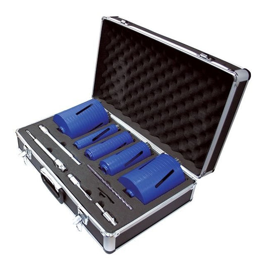 Mexco DCXCEL 11pc Dry Diamond Core Drill Kit - The ToolBox Scotland