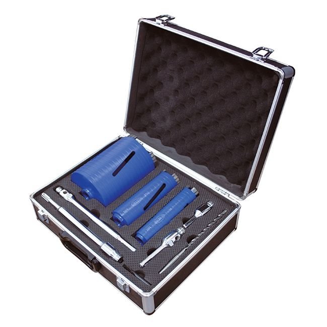 Mexco DCXCEL 9pc Dry Diamond Core Drill Kit - The ToolBox Scotland