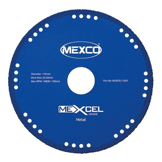 Mexco MEXCEL Metal Cutting Diamond Blade - The ToolBox Scotland