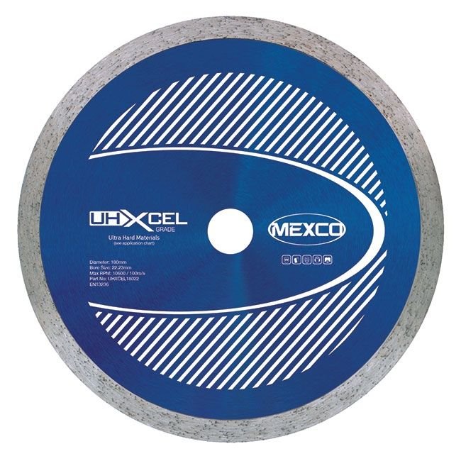 Mexco UHXCEL Ultra Hard Materials Porcelain Diamond Blade - The ToolBox Scotland