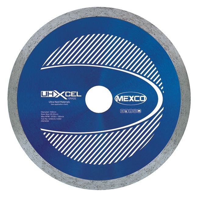 Mexco UHXCEL Ultra Hard Materials Porcelain Diamond Blade - The ToolBox Scotland