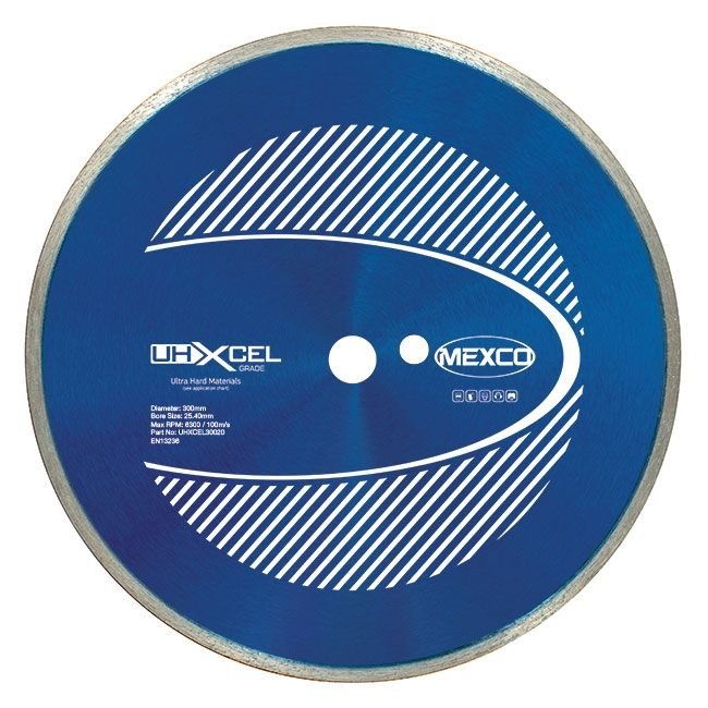 Mexco UHXCEL Ultra Hard Materials Porcelain Diamond Blade - The ToolBox Scotland