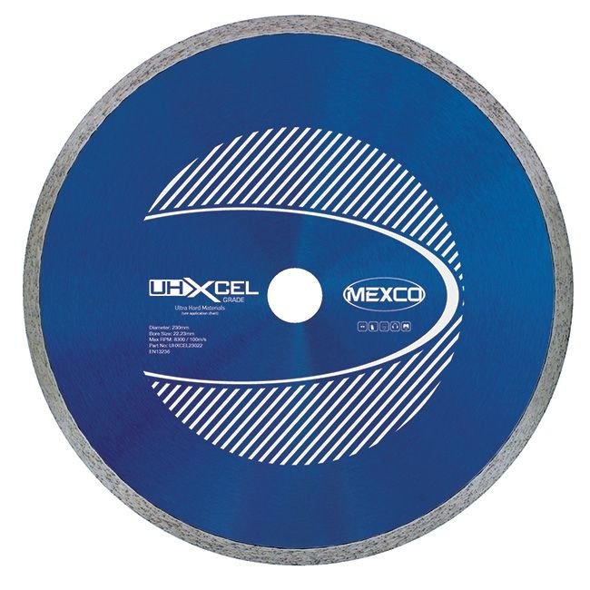 Mexco UHXCEL Ultra Hard Materials Porcelain Diamond Blade - The ToolBox Scotland