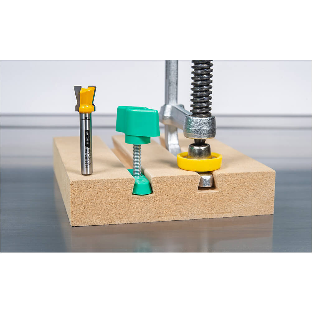 Microjig MATCHFIT Dovetail (14° x 1/2") Router Bit (1/4" Shank) - The ToolBox Scotland