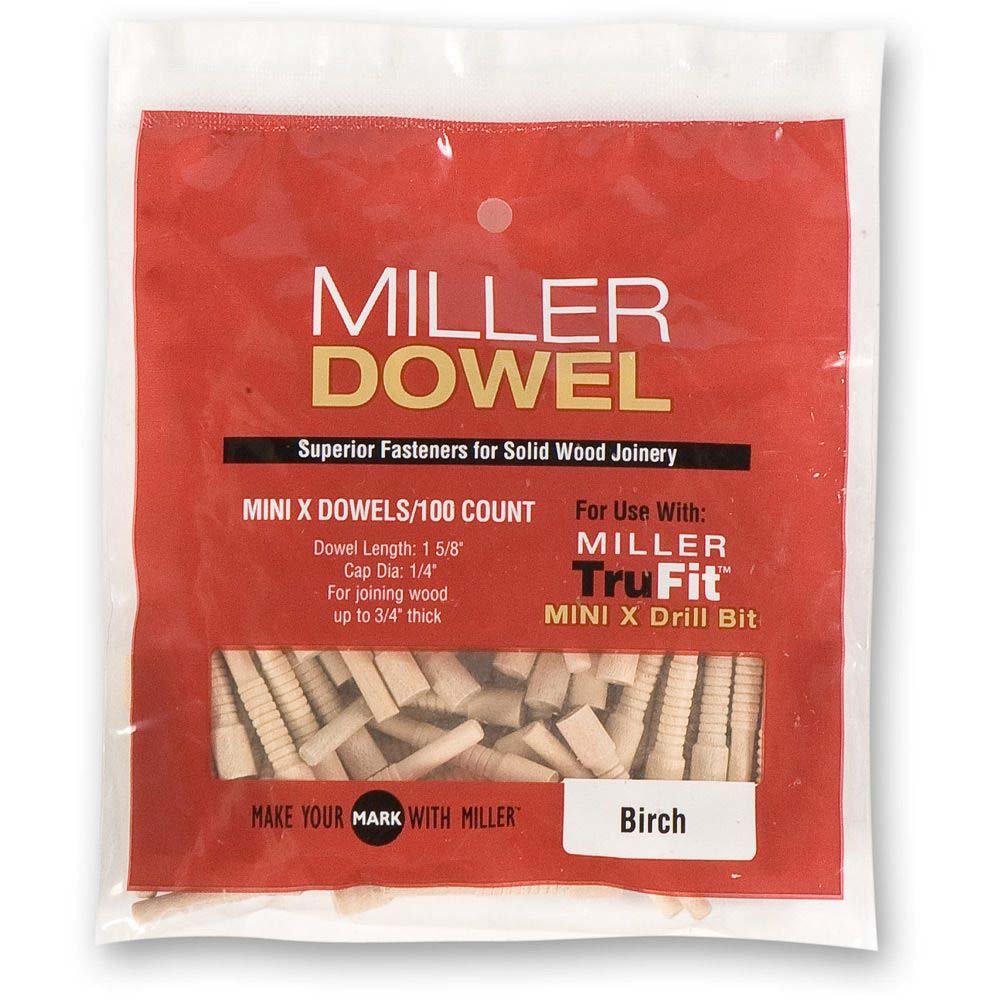 Miller Mini Dowel Joinery Kit Supplied with 100pk Birch Wood - The ToolBox Scotland