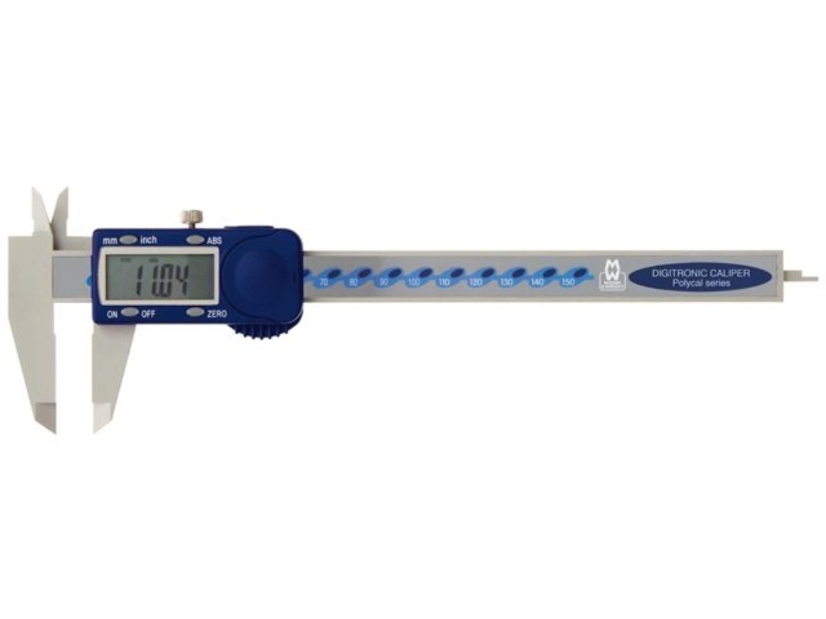 Moore & Wright Polycarbonate Digital Caliper 150mm (6in) - The ToolBox Scotland