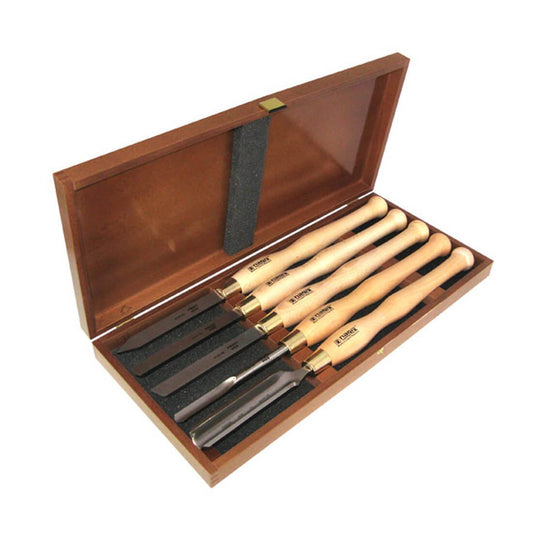 Narex 5pc Set of Woodturning Chisels HSS LINE PROFI - The ToolBox Scotland