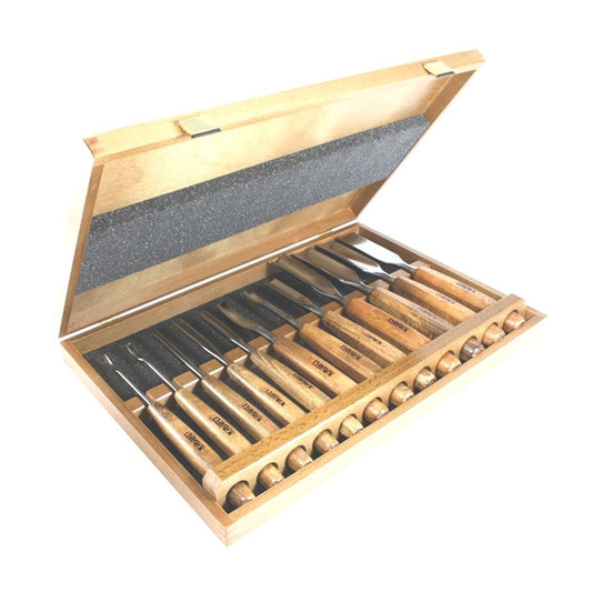 Narex Set of Carving Chisels, PROFI 12pcs NAR - 868100 - The ToolBox Scotland