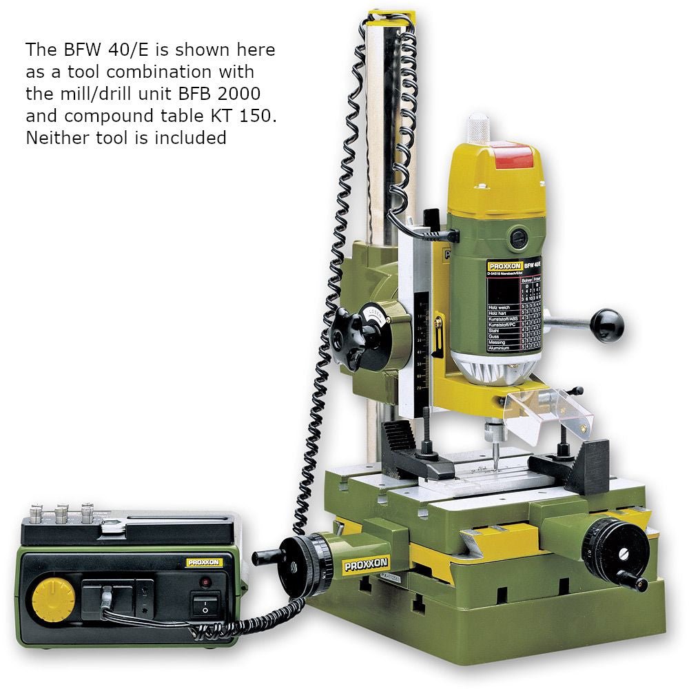 Proxxon BFW 40/E Mill/Drill System - The ToolBox Scotland