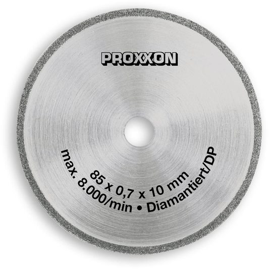 Proxxon Diamond Coated Saw Blade - 85mm x 0.7mm x 10mm - The ToolBox Scotland