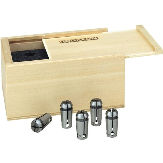 Proxxon Micromot 5 pcs Collet set for FF/PF 230 - 24144 - The ToolBox Scotland