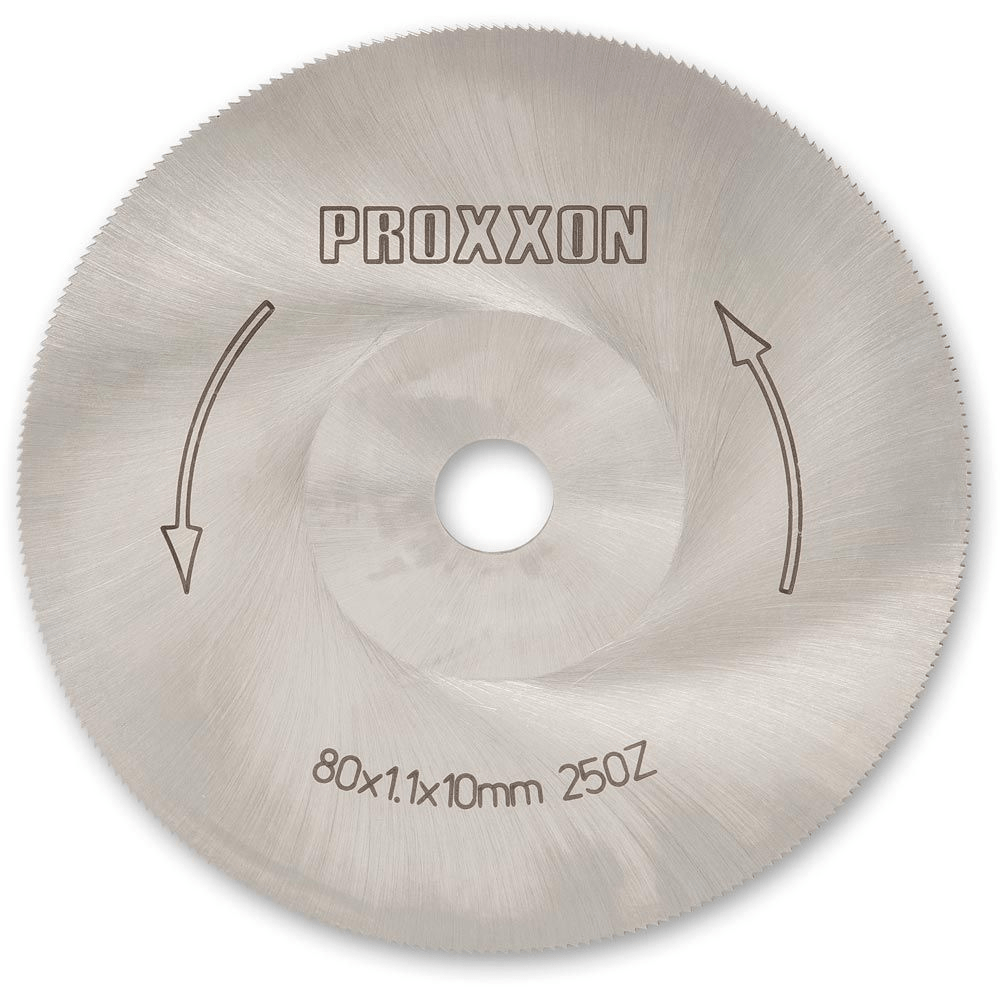 Proxxon Saw Blade - 80mm x 1.1mm x 10mm 250T - The ToolBox Scotland