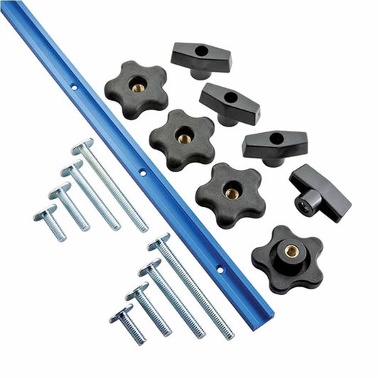 Rockler Universal T - Track Set 17pce - The ToolBox Scotland