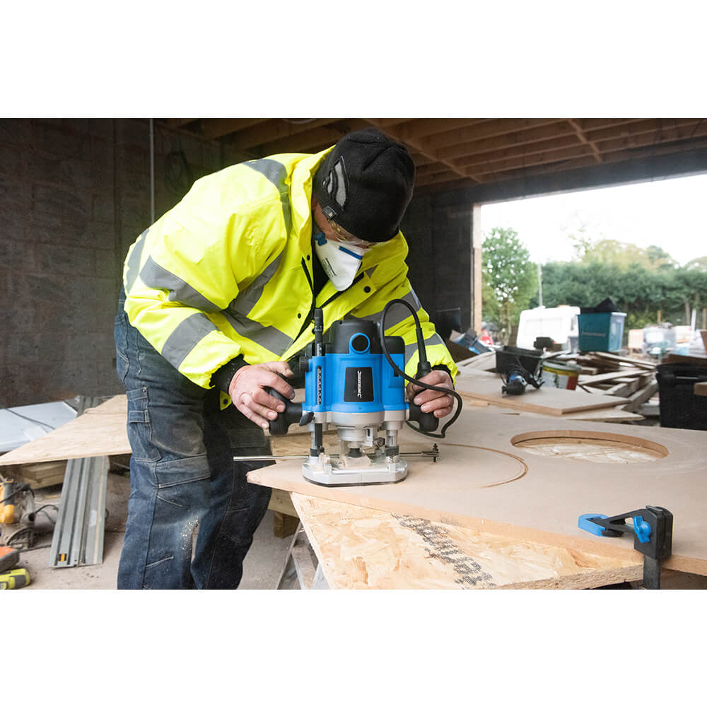 Silverline 2050W Plunge Router 1/2in - The ToolBox Scotland