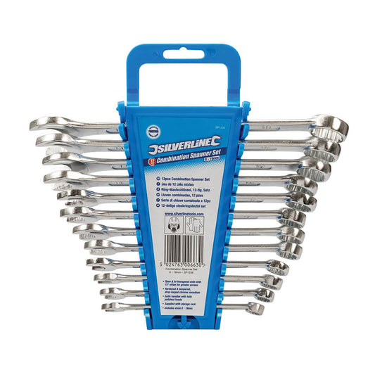 Silverline Combination Spanner Set 12pce - The ToolBox Scotland