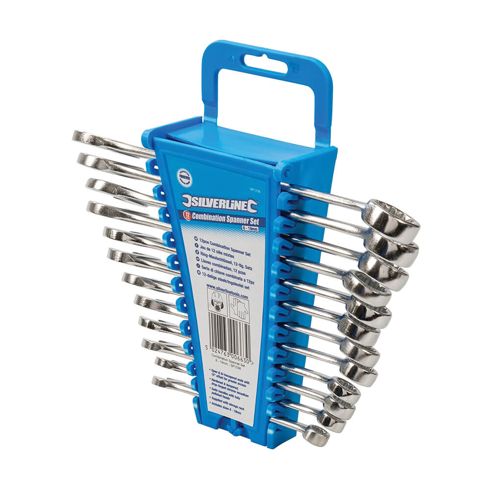 Silverline Combination Spanner Set 12pce - The ToolBox Scotland