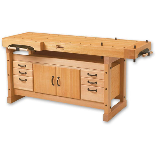 Sjobergs Elite 2000 Cabinetmaker's Bench + SM04 Storage Module - The ToolBox Scotland